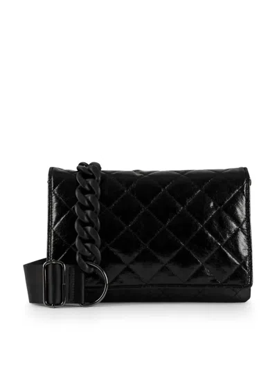 Haute Shore Lexi Solo Clutch In Black Metallic