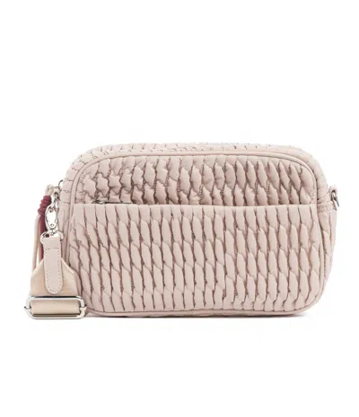 Haute Shore Noa Cargo Camera Bag In Linen In White