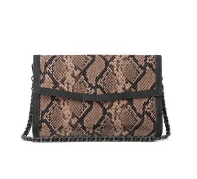Haute Shore Women's Beth Python Clutch Bag In Brown Python