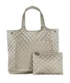 Haute Shore Women's Icon Quilted Tote Bag In Beam-greige In Multi