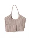 Haute Shore Women's Isla Tote Bag In Linen In White