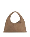 Haute Shore Women's Jones Puffer Hobo Bag In Matte Toast In Multi