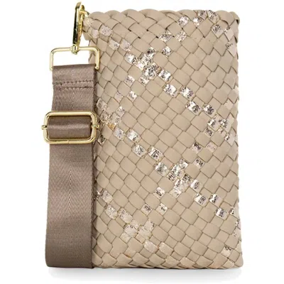 Haute Shore Women's Shay Woven Phone Bag In Buff