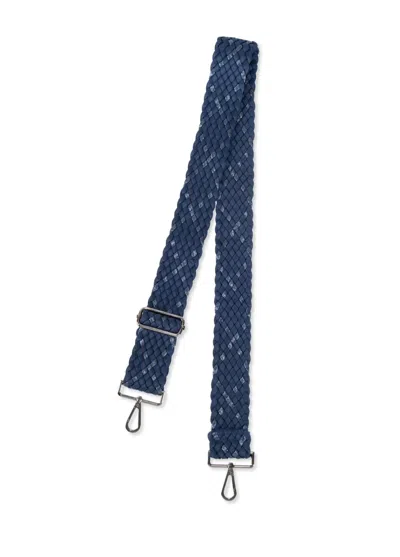 Haute Shore Women's Woven Crossbody Strap In Pacific - Navy In Blue