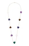 Haute Victoire 14k Yellow Gold Multi-stone Necklace