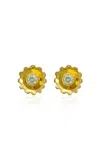 Haute Victoire 18k Yellow Gold Diamond Earrings