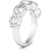 Hautecarat 5-stone Lab Created Diamond Anniversary Ring In White Gold