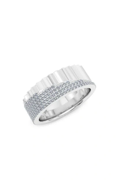 Hautecarat 50/50 Fluted Lab Grown Diamond Ring