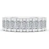 Hautecarat Emerald Lab Grown Diamond Channel Ring