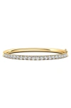 Hautecarat Lab Created Diamond Bangle In 14k Yellow Gold