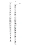 Hautecarat Lab Created Diamond Drop Earrings In 18k White Gold