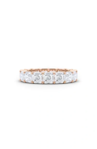 Hautecarat Lab Created Diamond Eternity Ring In 18k Rg