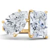 Hautecarat Lab Created Diamond Ring In 18k Yellow Gold