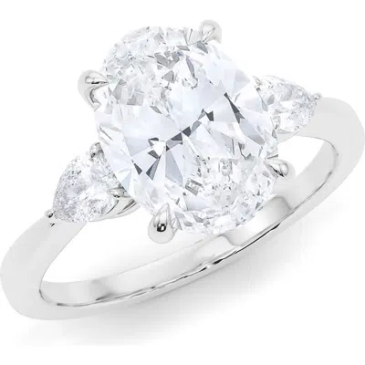 Hautecarat Lab Grown Diamond Ring, 3ct In 18k White Gold