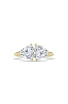 Hautecarat Lab Grown Diamond Twin Heart Ring