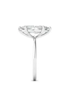 Hautecarat Marquise Cut Lab Created Diamond Ring In 2.50 Ctw 18k White Gold