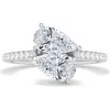 Hautecarat Twin Pear Cut Pavé Lab Grown Diamond Ring