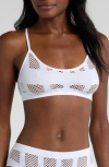 Hauty Shadow Play Bralette In White