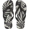 Havaianas Aloha Flip Flop In Black/black/black