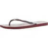 HAVAIANAS ALPARGATAS WOMENS SLIP ON OPEN TOE FLIP-FLOPS