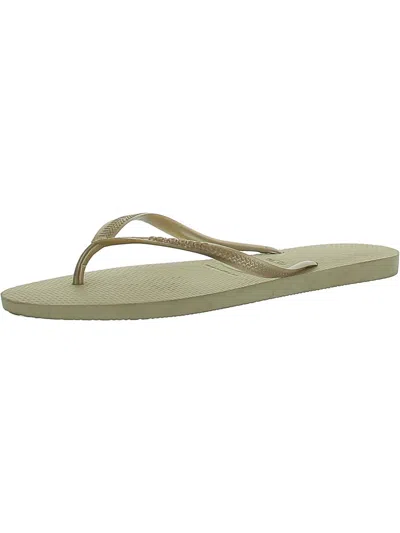 HAVAIANAS ALPARGATAS WOMENS SUMMER SLIP ON FLIP-FLOPS
