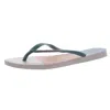 Havaianas Ashley Womens Thong Flat Flip-flops In Multi