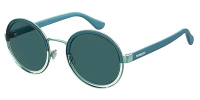 Havaianas Balneario 1ed/ku Women's Sunglasses Green Size 51