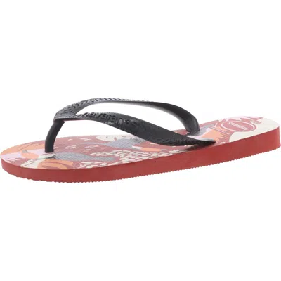 Havaianas Bhfo Womens Animal Print Manmade Flip-flops