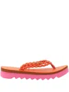 Havaianas Braided Platform Flip-flops In Orange