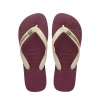 Havaianas Brasil Flip Flops Maroon Bordo In Multi