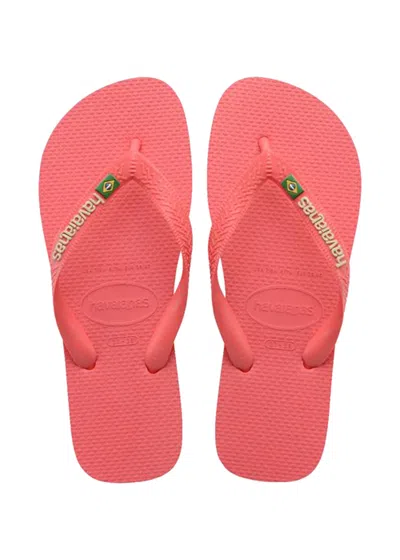 HAVAIANAS BRASIL LOGO TROPICAL CORAL