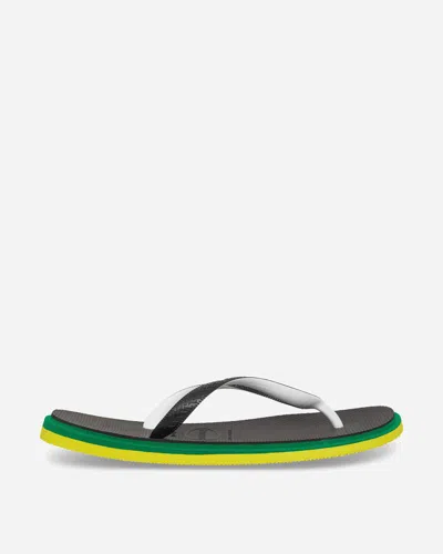 Havaianas Brasil Twist Flip Flops In Black