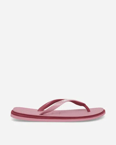 Havaianas Brasil Twist Flip Flops Chiffon Rose In Pink