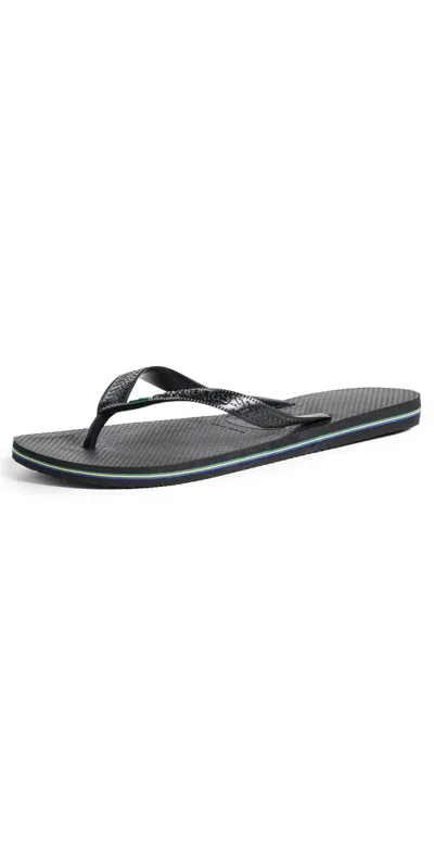 Havaianas Havianas Classic Flip Flops In Black