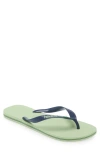 Havaianas Brazil Logo Flip Flop In Citronella