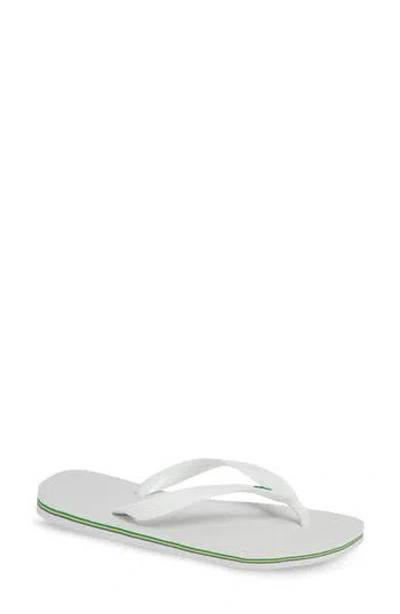 Havaianas Brazil Stripe Flip-flop In White