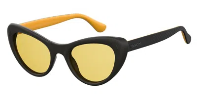 Havaianas Conchas 807/ho Occhiali Da Sole Neri Per Donna In Gold