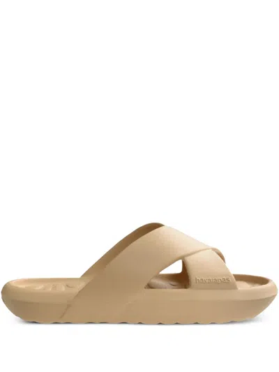 Havaianas Cross-strap Sandals In Neutral
