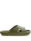 Havaianas Cross-strap Slides In Green
