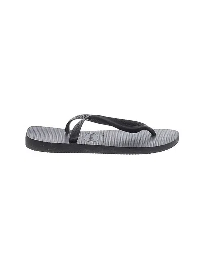 Pre-owned Havaianas Flip Flops In Black