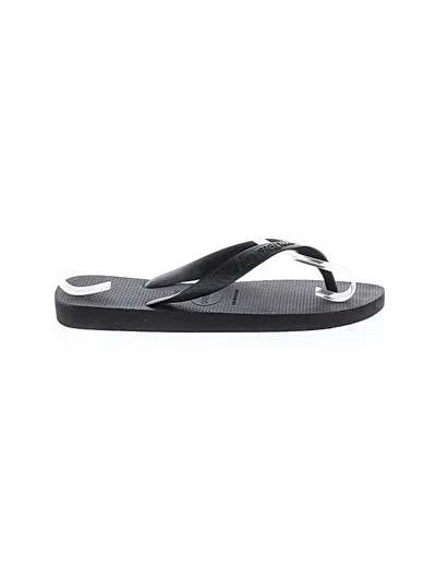 Pre-owned Havaianas Flip Flops In Black