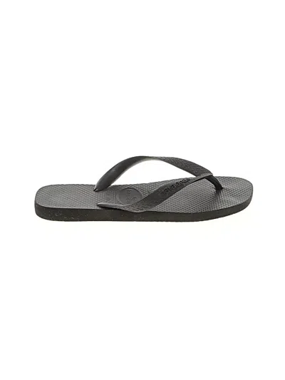 Pre-owned Havaianas Flip Flops In Black