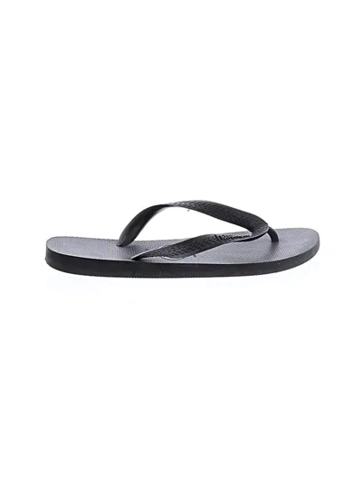 Pre-owned Havaianas Flip Flops In Black