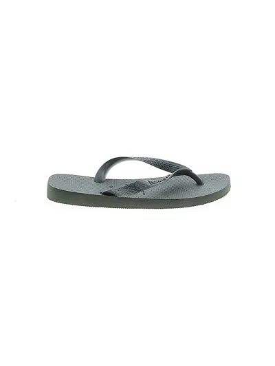 Pre-owned Havaianas Flip Flops In Blue