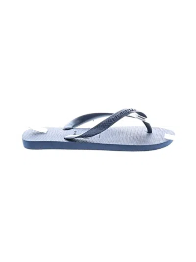 Pre-owned Havaianas Flip Flops In Blue