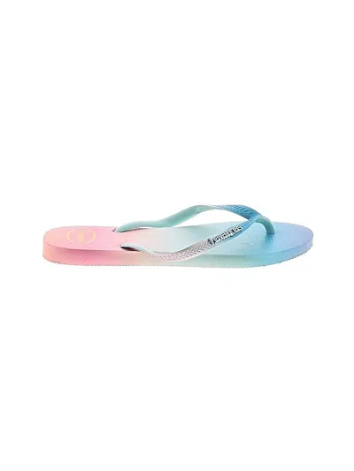 Pre-owned Havaianas Kids' Flip Flops In Blue