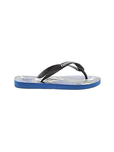 Pre-owned Havaianas Flip Flops In Blue