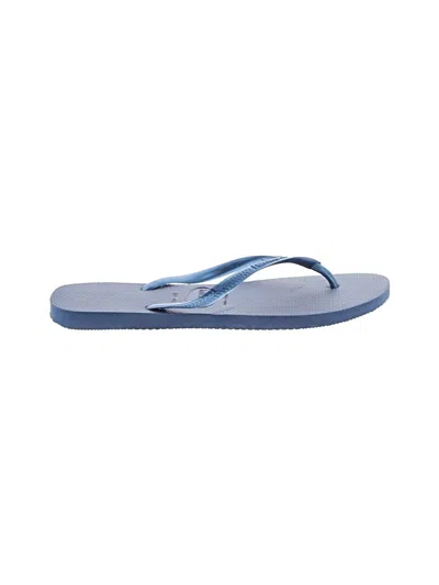 Pre-owned Havaianas Flip Flops In Blue