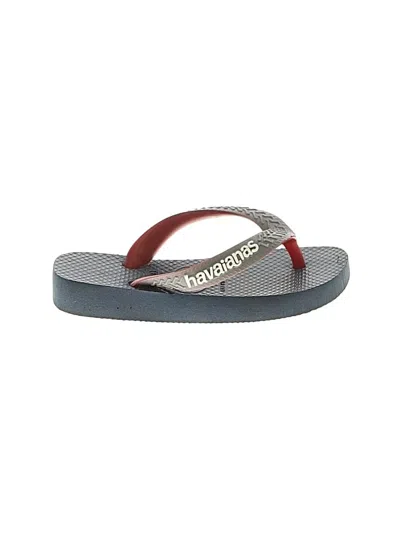 Pre-owned Havaianas Kids' Flip Flops In Blue