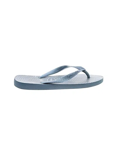Pre-owned Havaianas Flip Flops In Blue